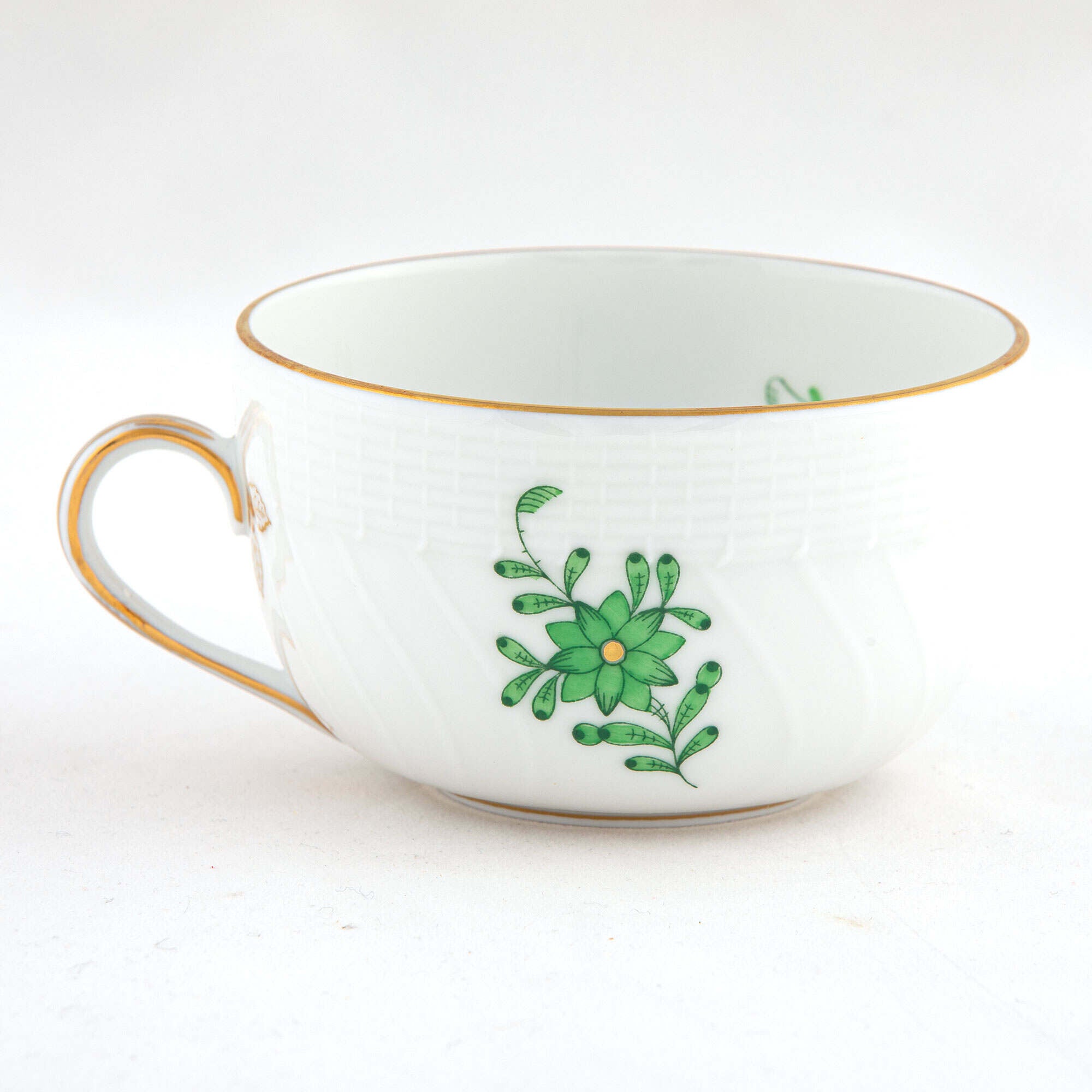 Herend Chinese Bouquet Green Canton Cup Teacup — additional view