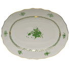 Herend Chinese Bouquet Green Platter, alternate view