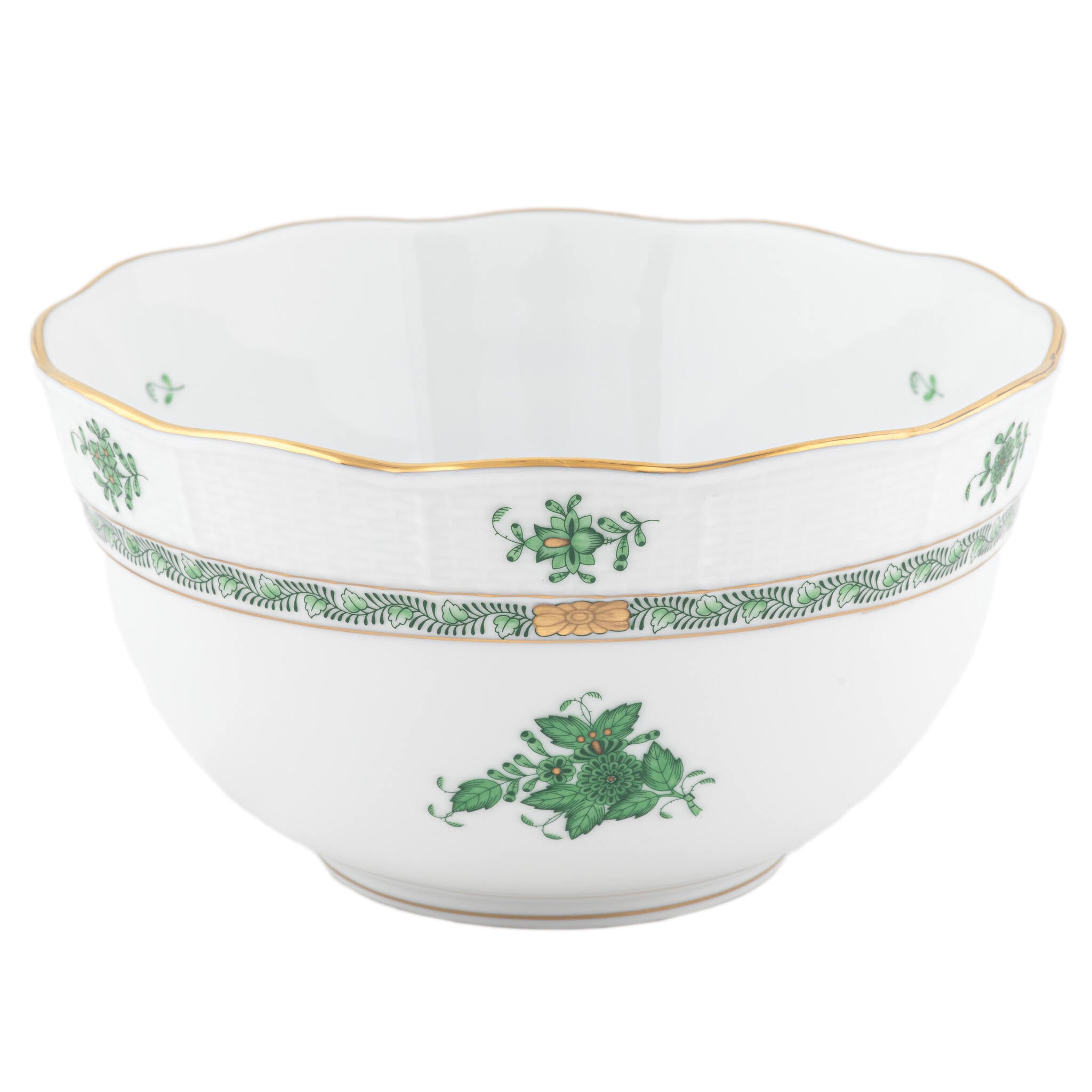 Herend Chinese Bouquet Green Round Bowl — additional view