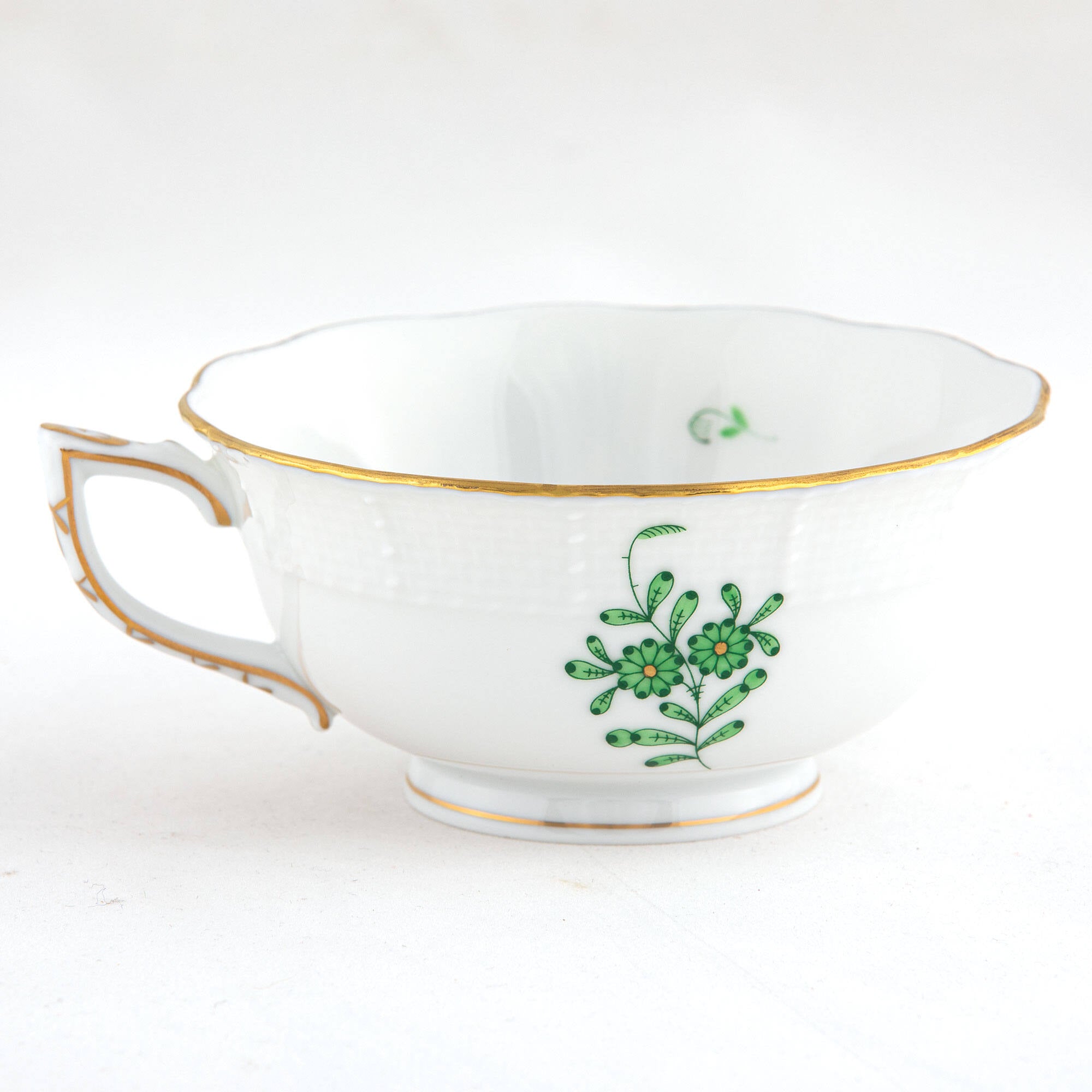Herend Chinese Bouquet Green Tea Cup Cup & Saucer Set — additional view