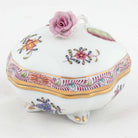 Herend Chinese Bouquet Multicolor Covered Bonbon with Rose Candy Dish — additional view