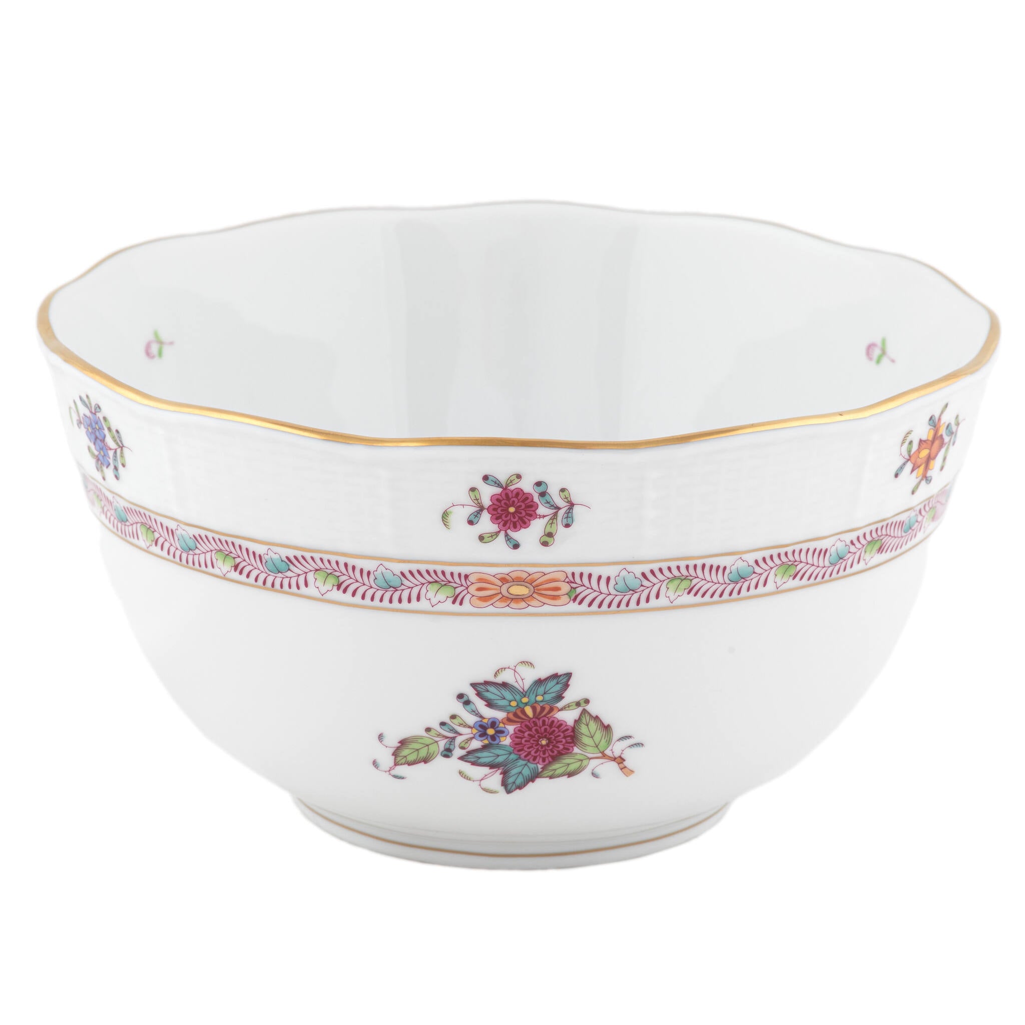 Herend Chinese Bouquet Multicolor Round Bowl — additional view