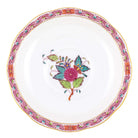 Hand-painted Herend Chinese Bouquet Multicolor Tea Saucer Cup & Saucer Set in fine porcelain, 6in D, on a white background