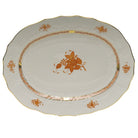 Herend Chinese Bouquet Rust Platter, alternate view