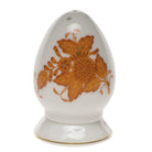 Hand-painted Herend Chinese Bouquet Rust Salt Shaker Multi Hole Salt & Pepper Shaker Set in fine porcelain, 2.5in H, on a white background