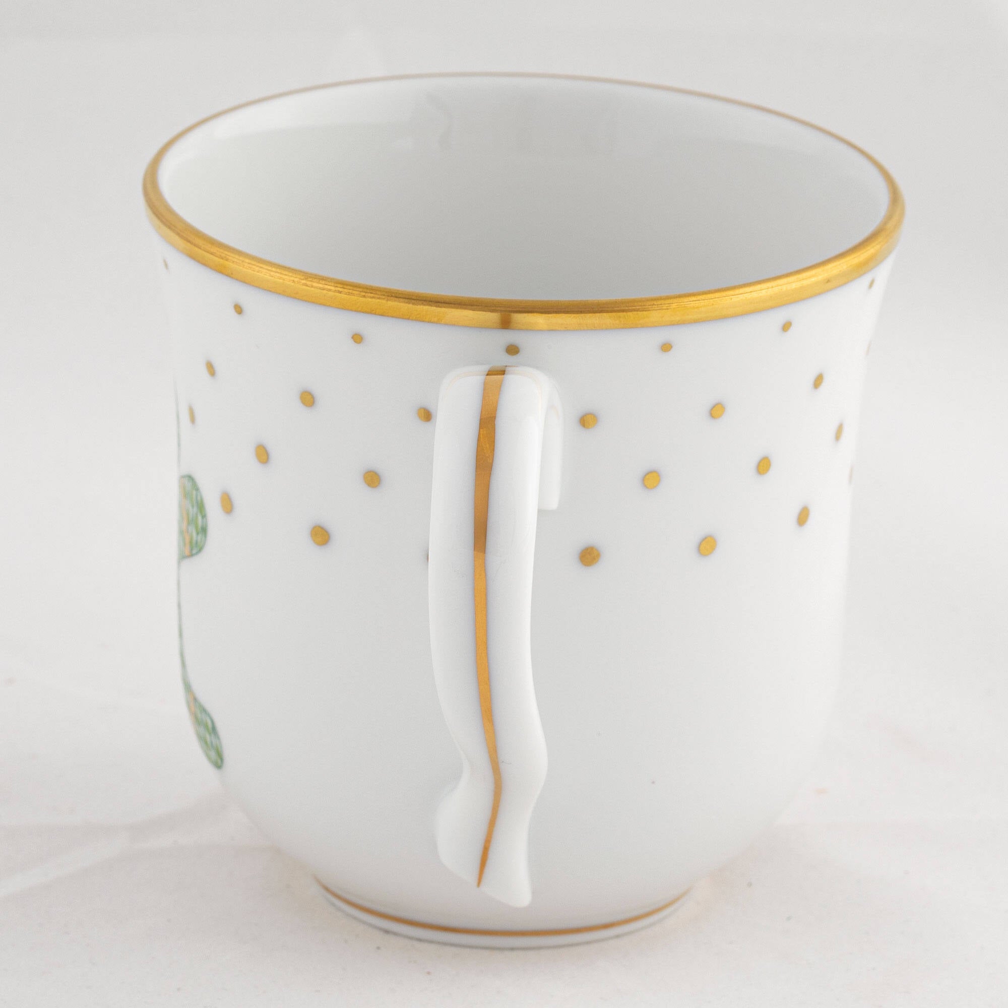 Herend Christmas Dessert Mug - Gingerbread Bread & Butter Plate — additional view