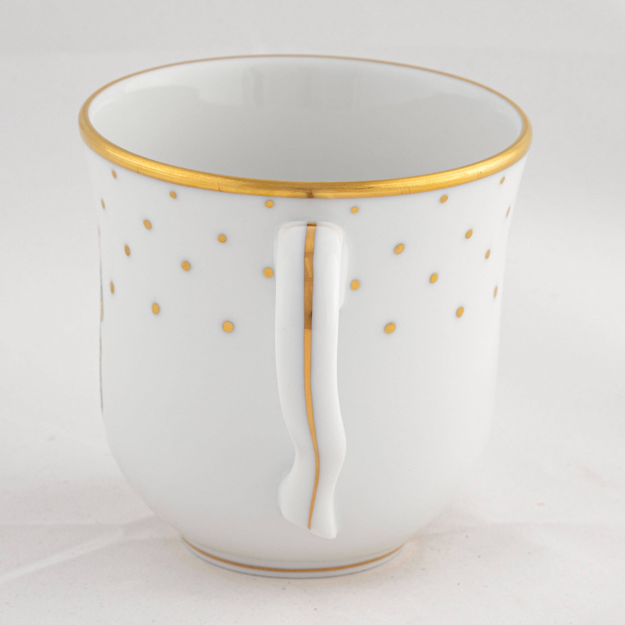 Herend Christmas Dessert Mug - Santa Bunny — additional view