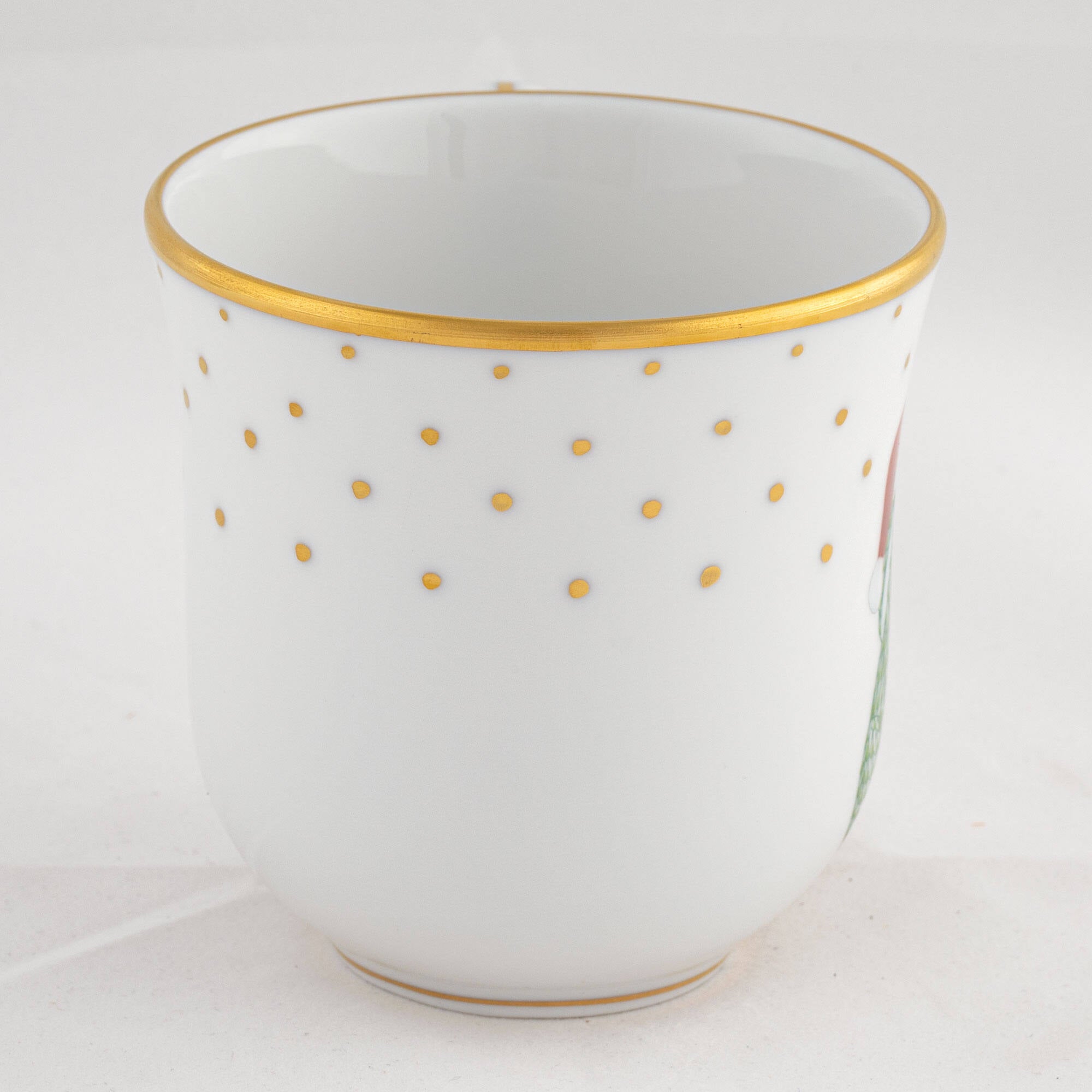 Herend Christmas Dessert Mug - Santa Bunny — additional view