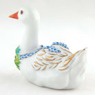 Herend Christmas Goose Figurine – Blue, alternate view