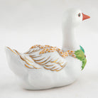 Herend Christmas Goose Figurine – Butterscotch, alternate view