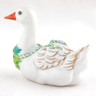 Herend Christmas Goose Figurine – Key Lime, alternate view