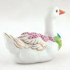 Herend Christmas Goose Figurine – Raspberry, alternate view