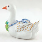 Herend Christmas Goose Figurine – Sapphire, alternate view