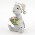 Herend Christmas Mouse Figurine – Butterscotch, alternate view