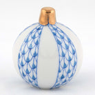Herend Christmas Ornament Figurine – Blue, alternate view