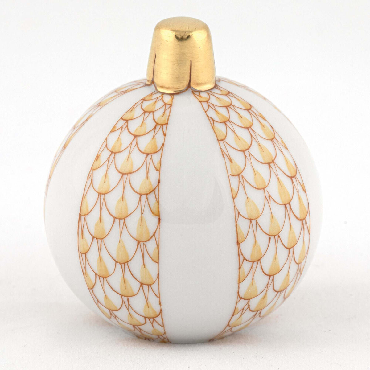 Herend Christmas Ornament Figurine – Butterscotch, alternate view