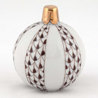 Herend Christmas Ornament Figurine – Chocolate, alternate view