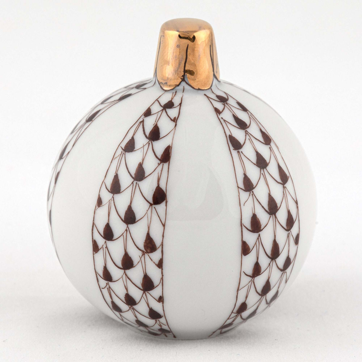 Herend Christmas Ornament Figurine – Chocolate, alternate view