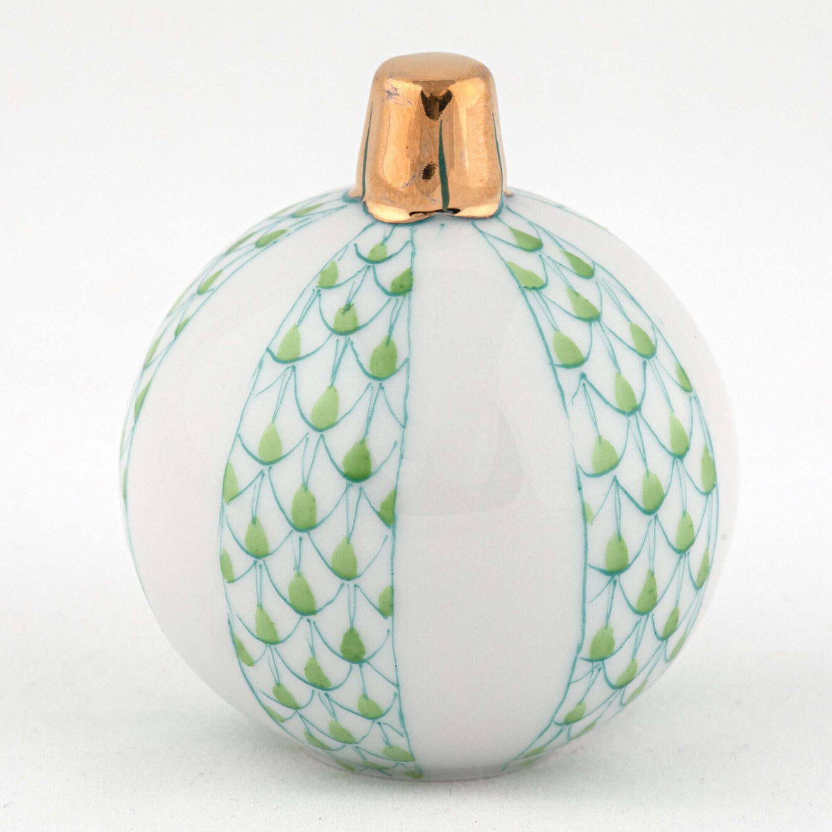 Herend Christmas Ornament Figurine – Key Lime, alternate view
