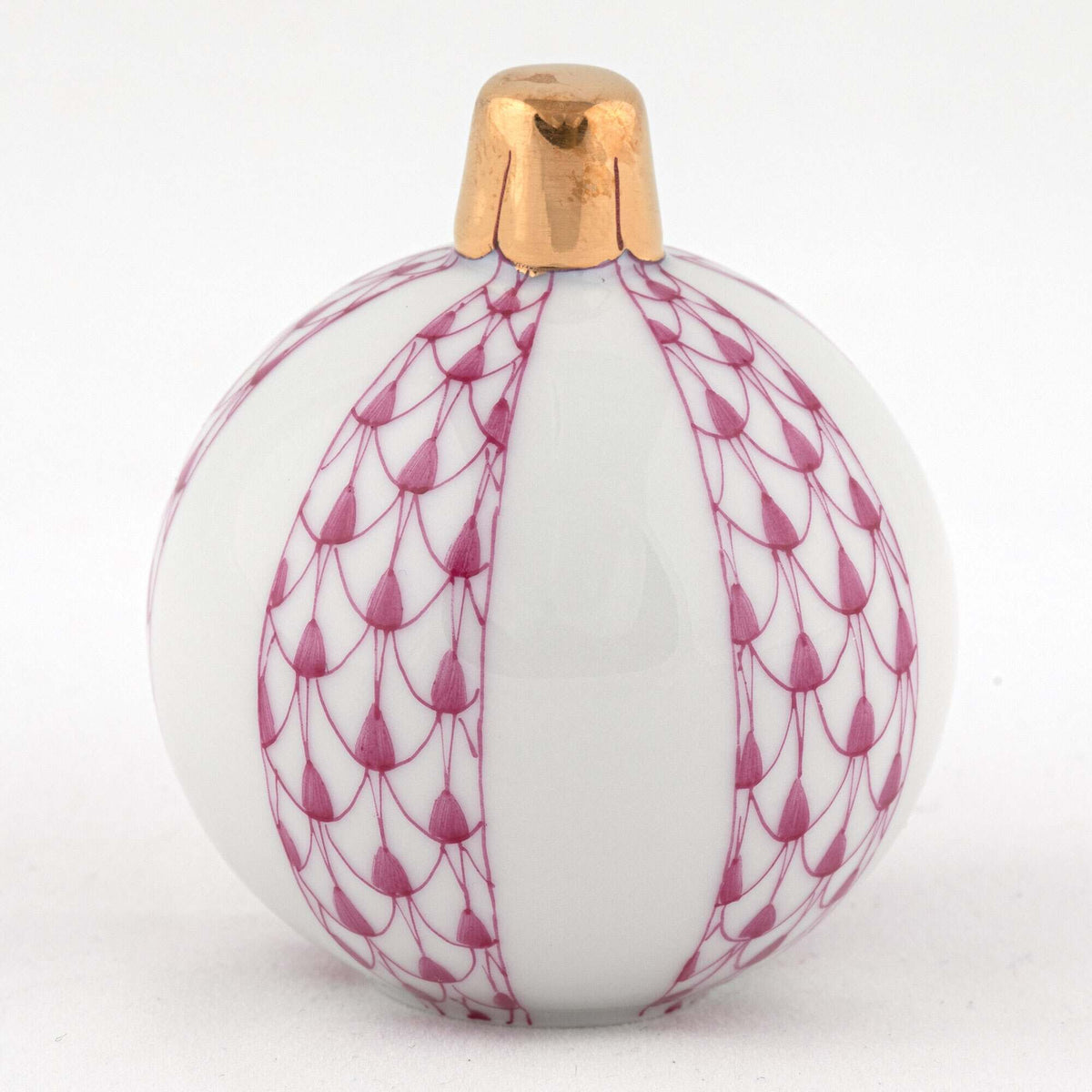Herend Christmas Ornament Figurine – Raspberry, alternate view