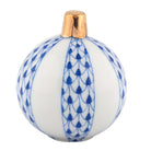 Christmas Ornament Figurine in hand-painted Sapphire porcelain by Herend of Hungary