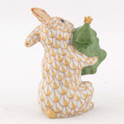 Herend Christmas Tree Bunny Figurine – Butterscotch, alternate view