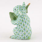 Herend Christmas Tree Bunny Figurine – Key Lime, alternate view