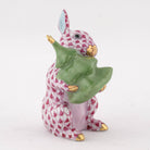 Herend Christmas Tree Bunny Figurine – Raspberry, alternate view