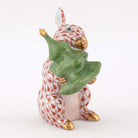 Herend Christmas Tree Bunny Figurine – Rust, alternate view