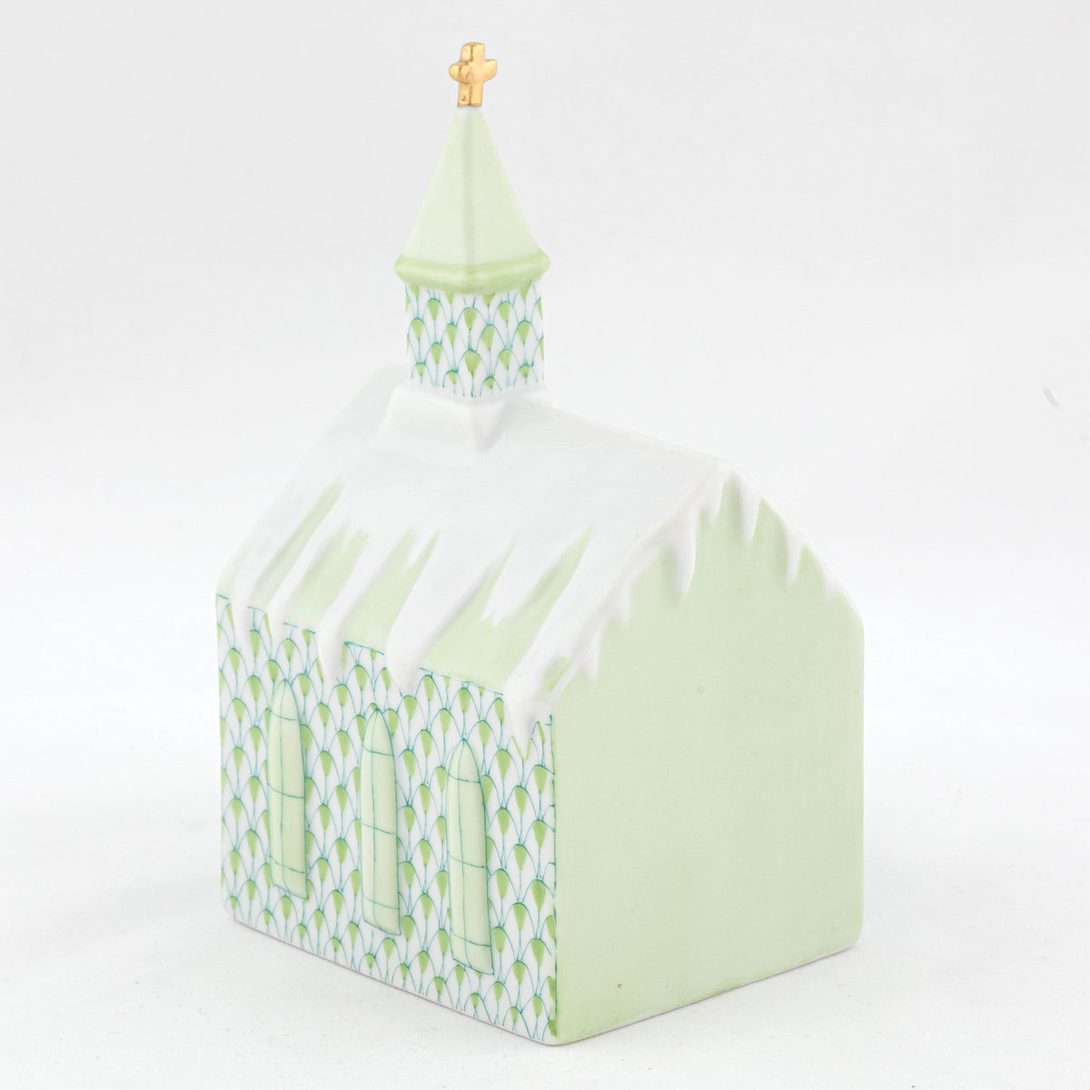 Herend Church Figurine – Key Lime, alternate view