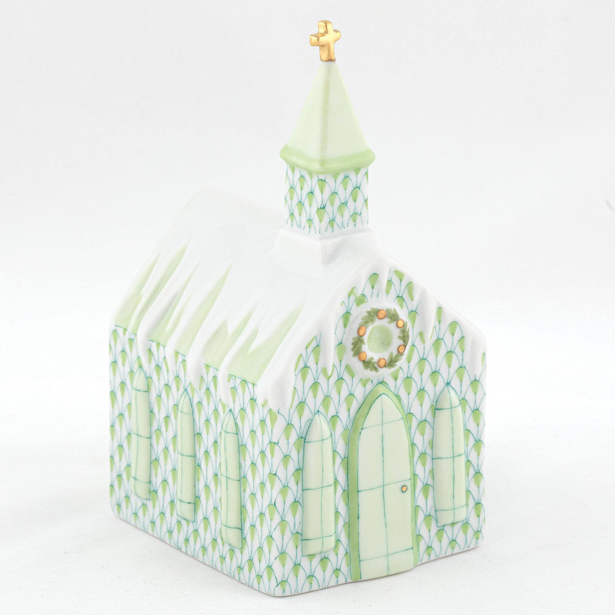 Herend Church Figurine – Key Lime, alternate view