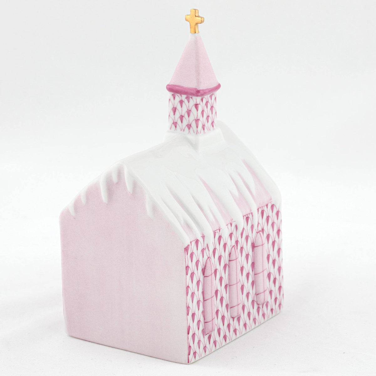 Herend Church Figurine – Raspberry, alternate view
