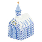 Herend Church Figurine porcelain figurine painted in the Sapphire fishnet pattern