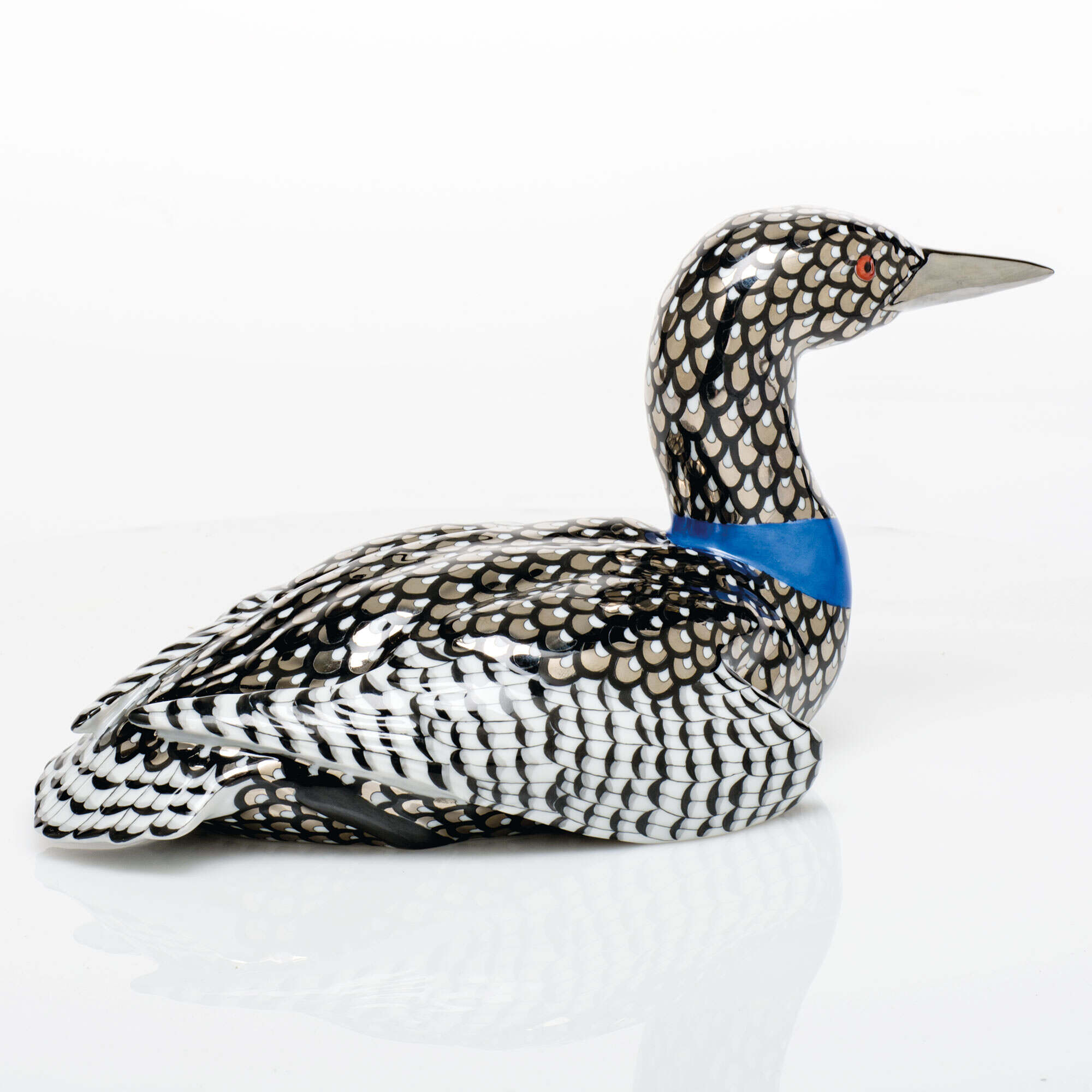 Herend Common Loon Figurine — additional view
