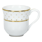 Hand-painted Herend Connect the Dots Mug in fine porcelain, (11 OZ) 3.5in H, on a white background