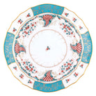 Hand-painted Herend Cornucopia Bread and Butter Plate in fine porcelain, 6in D, on a white background