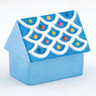 Herend Cozy Gingerbread House Figurine – Blue, alternate view