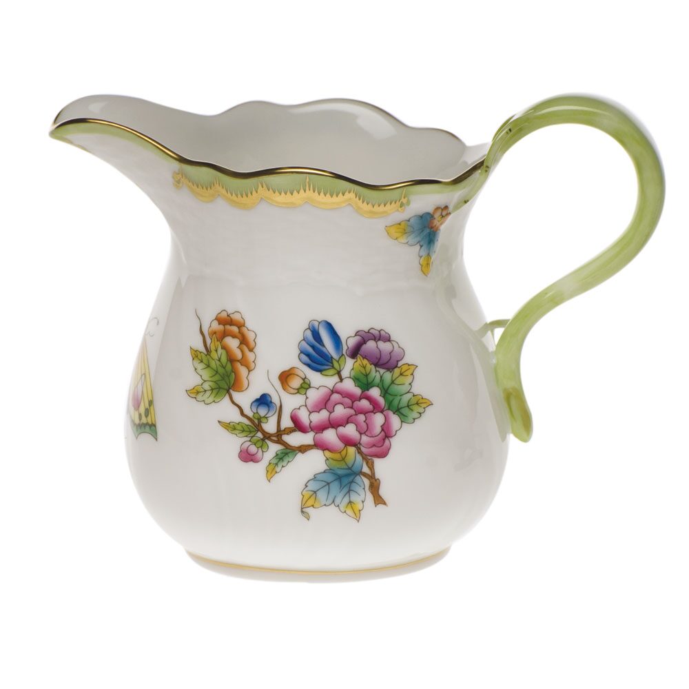 Herend Queen Victoria Creamer, alternate view