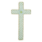 Cross Figurine in hand-painted Key Lime porcelain by Herend of Hungary