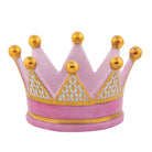 Raspberry fishnet Crown Figurine figurine, hand-painted Herend porcelain with 24k gold accents