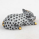 Herend Daisy the Pig Figurine – Black, alternate view