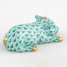 Herend Daisy the Pig Figurine – Green, alternate view