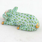 Herend Daisy the Pig Figurine – Key Lime, alternate view
