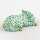 Herend Daisy the Pig Figurine – Key Lime, alternate view