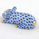 Herend Daisy the Pig Figurine – Sapphire, alternate view