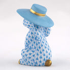 Herend Derby Bunny Figurine – Blue, alternate view