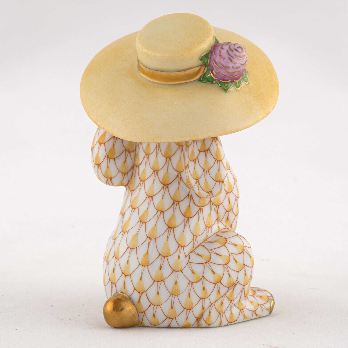 Herend Derby Bunny Figurine – Butterscotch, alternate view