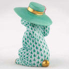 Herend Derby Bunny Figurine – Green, alternate view