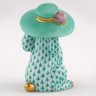Herend Derby Bunny Figurine – Green, alternate view