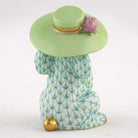 Herend Derby Bunny Figurine – Key Lime, alternate view